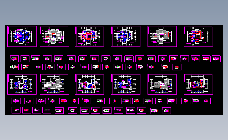 豪华别墅全套施工图