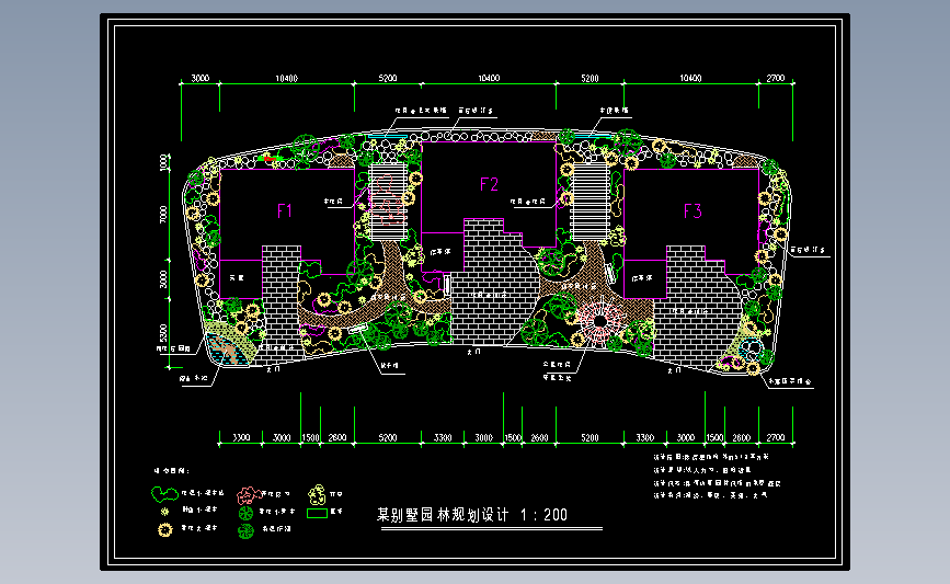 某私家花园设计图纸