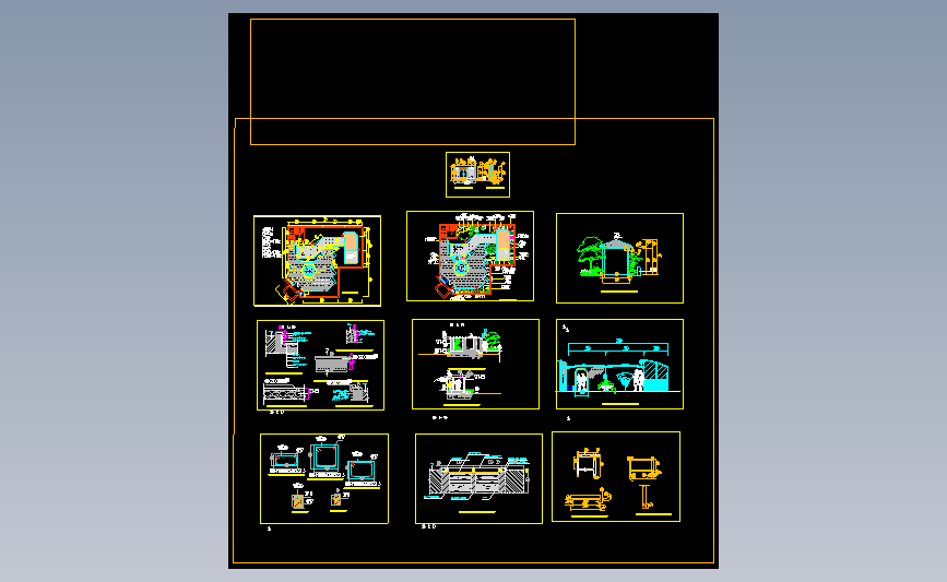 屋顶花园设计施工图 (2)