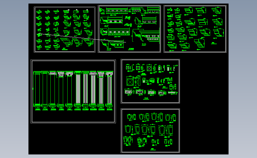 欧式构件图库经典