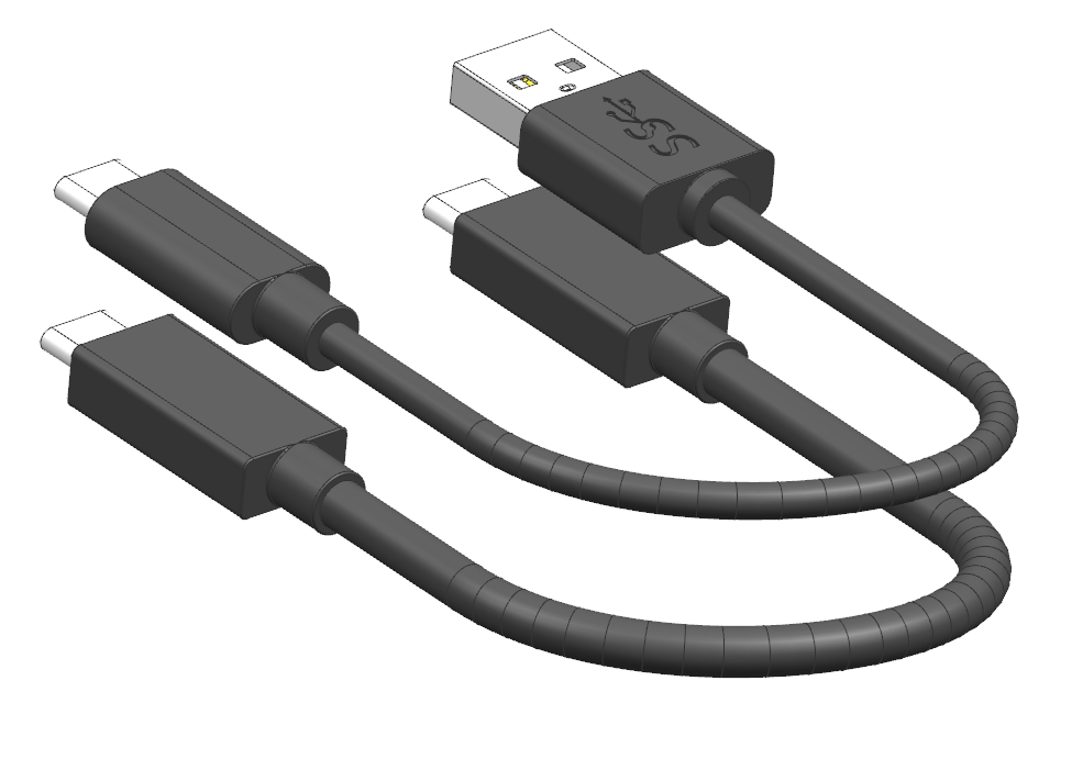 两款快充TYPEC数据线