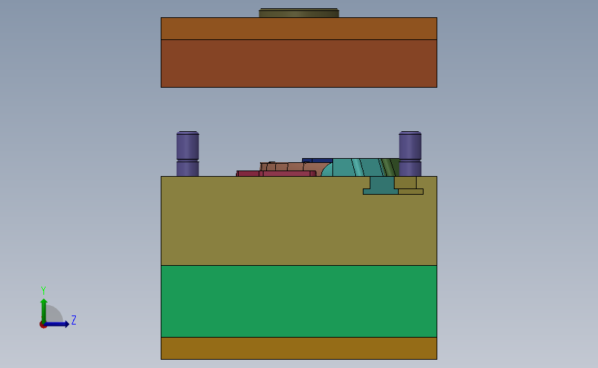 注塑模具3D图设计