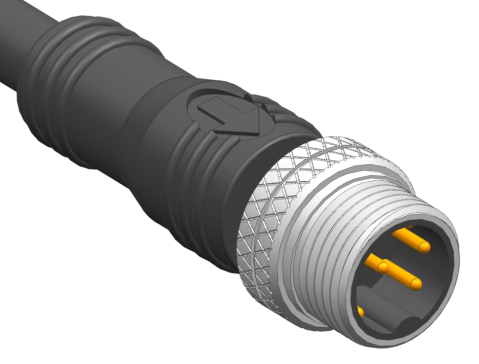 M12 8pin防水圆形连接器
