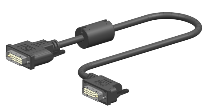 VDI24+5Pin公对公90度