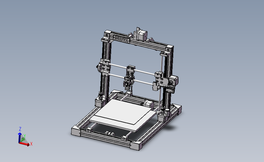 自制3D打印机设计模型