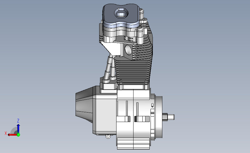 100ci EVO 引擎-发动机模型_SOLIDWORKS 2010_模型图纸下载 – 懒石网