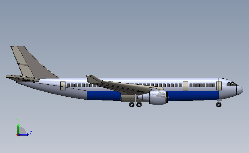 A330-200客机模型