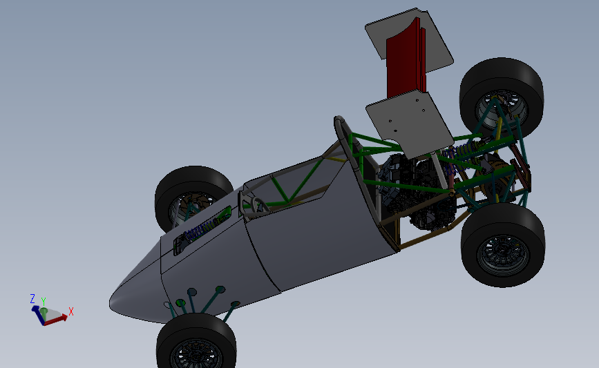 FSAE赛车