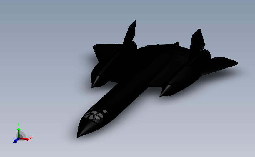 SR-71 黑鸟战略侦察机
