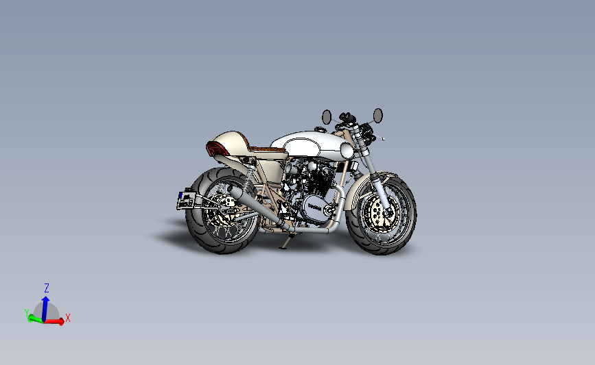 XS 650摩托车模型