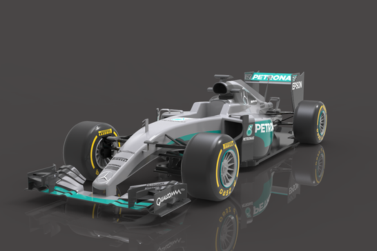奔驰F1 赛车SW模型