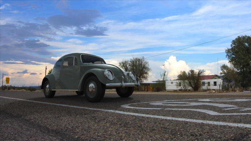 大众甲壳虫汽车模型SW