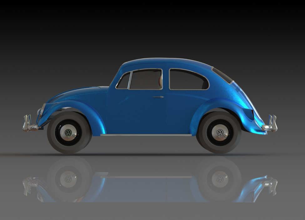 大众甲壳虫汽车模型SW