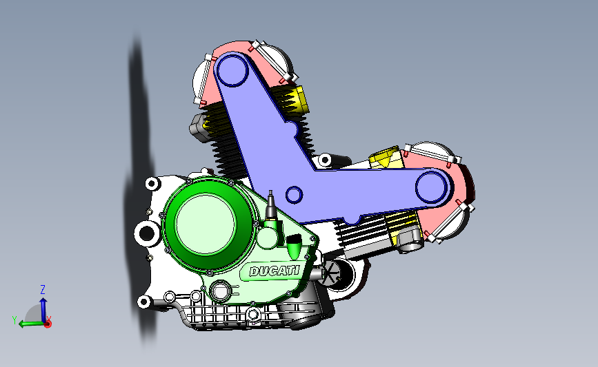 杜卡迪 900cc 风冷“L”型双缸发动机