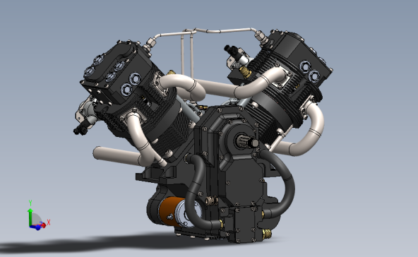 发动机V 型双缸-800cc（飞机、摩托车）