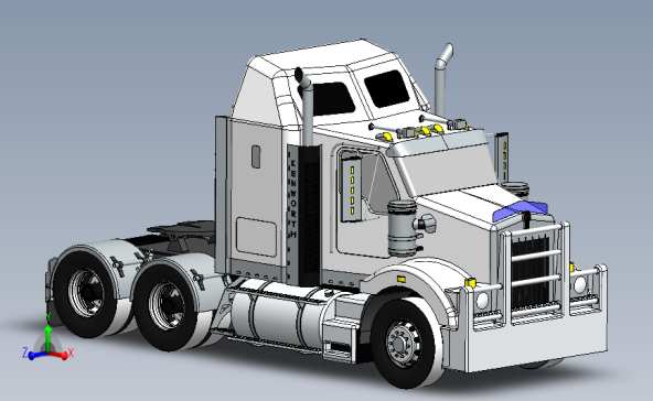 卡车模型-Kenworth T409 SAR