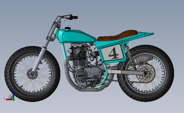 摩托车设计模型-XS 650