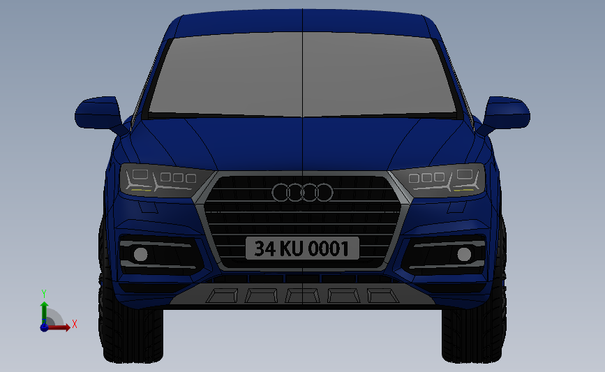 汽车模型-奥迪 Q7 V6