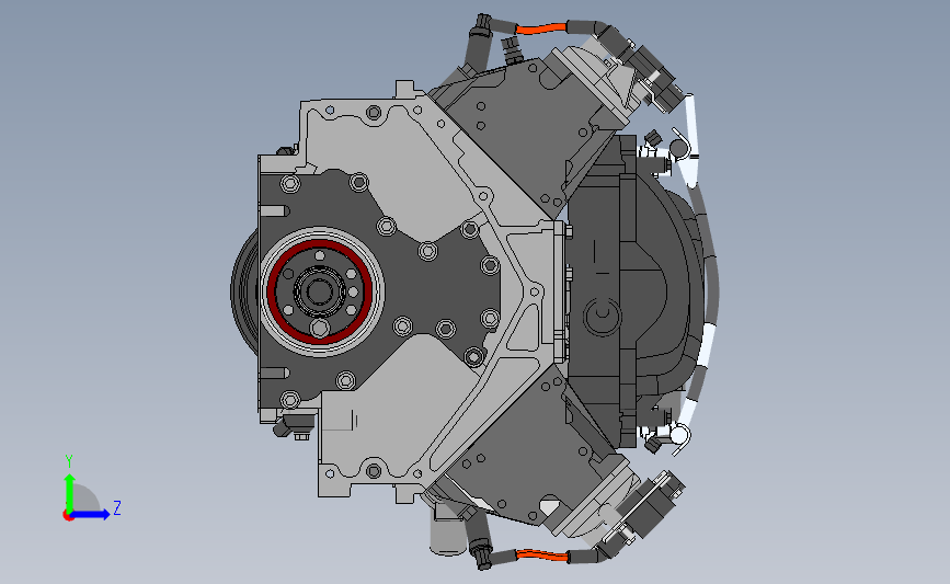 通用 LS1_LS2_LS3 发动机_SOLIDWORKS 2017_模型图纸下载 – 懒石网