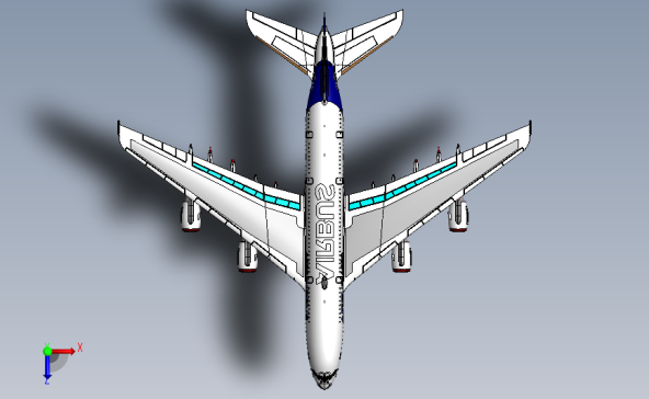 飞机模型-空客 A380