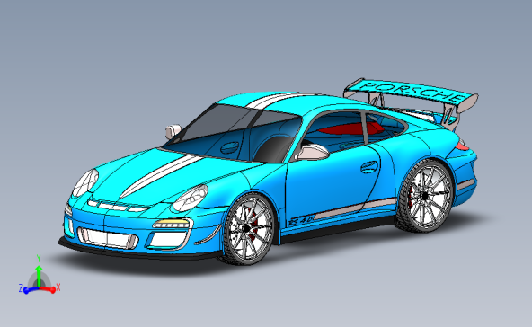 跑车模型-保时捷 911 GT3 RS 4.0