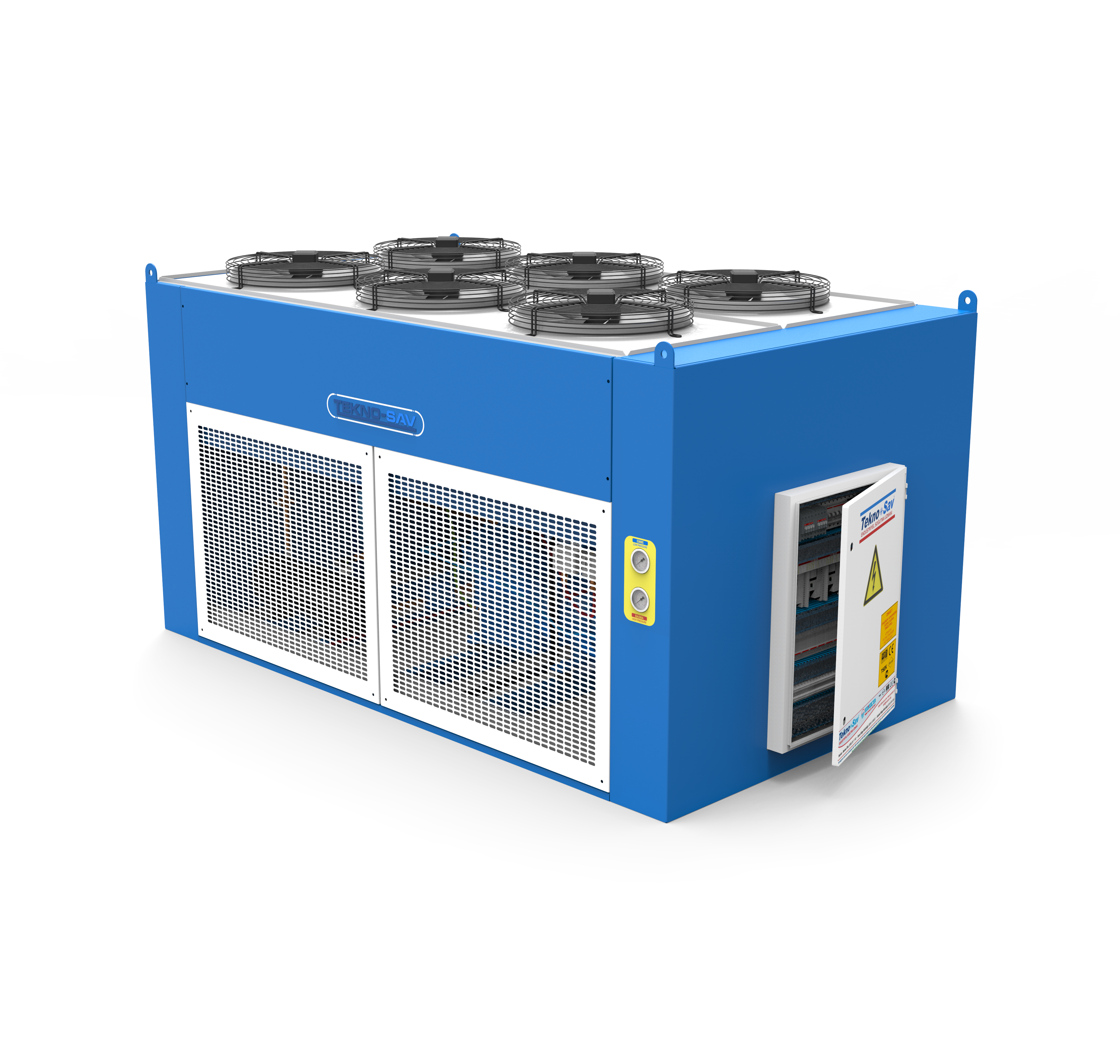 工业冷库机组3D数模图纸 Solidworks设计