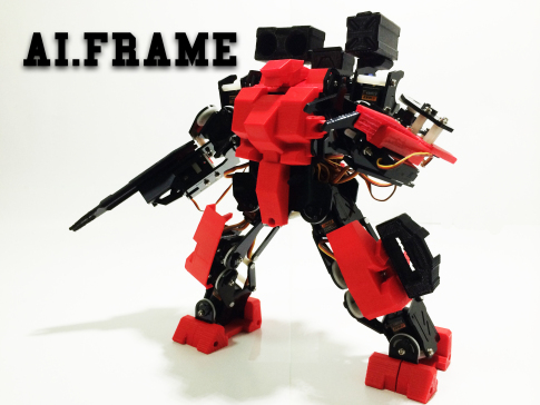 Ai.Frame Apollo开源高达机器人玩具模型3D图纸 STEP STL等格式