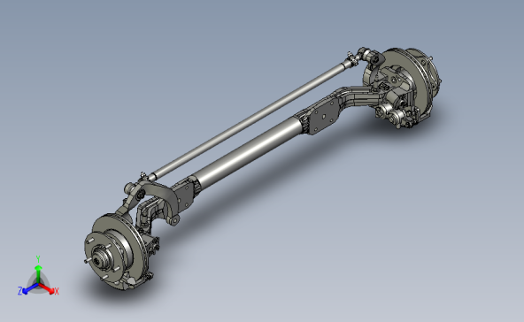 axle-36车轴结构3D图纸 STP格式