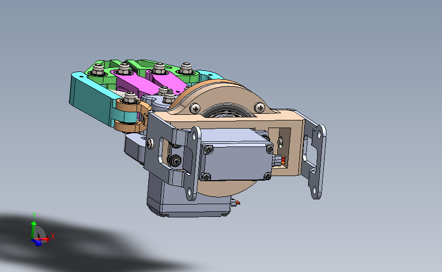 机器人夹持器模型-SOLIDWORKS2019