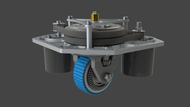 FRC机器人差动转向结构3D数模图纸 Solidworks设计 附STEP格式