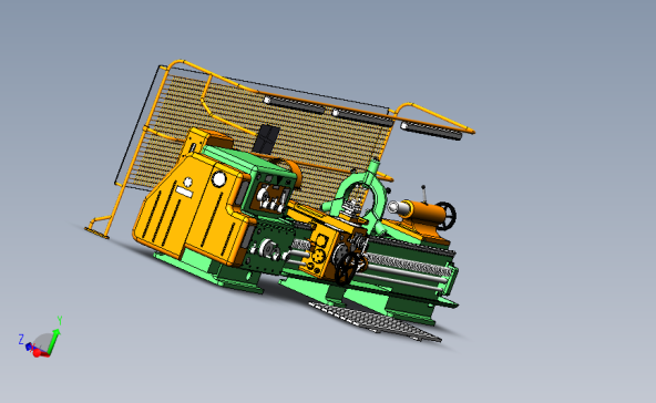 Lathe Machine 1M63车床3D数模图纸 Solidworks设计 附STEP