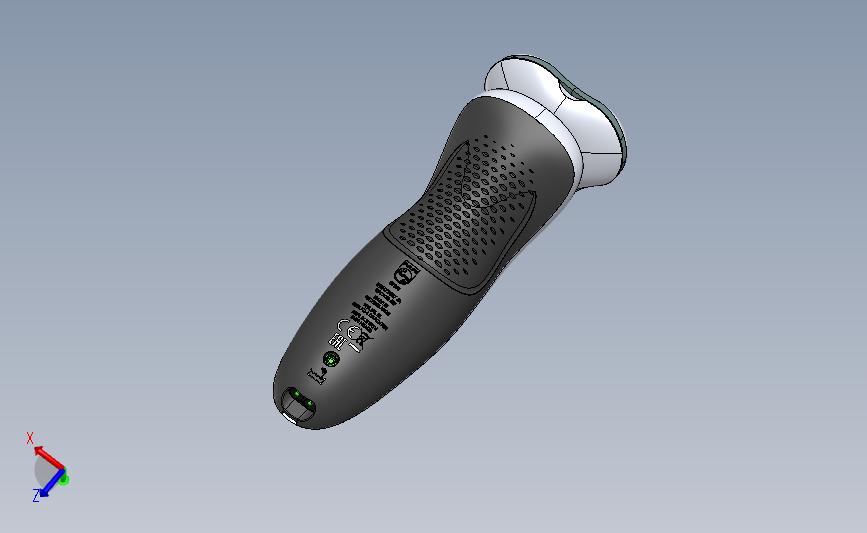 Philips Serie 7000 shaver剃须刀模型3D图纸 Solidworks设计