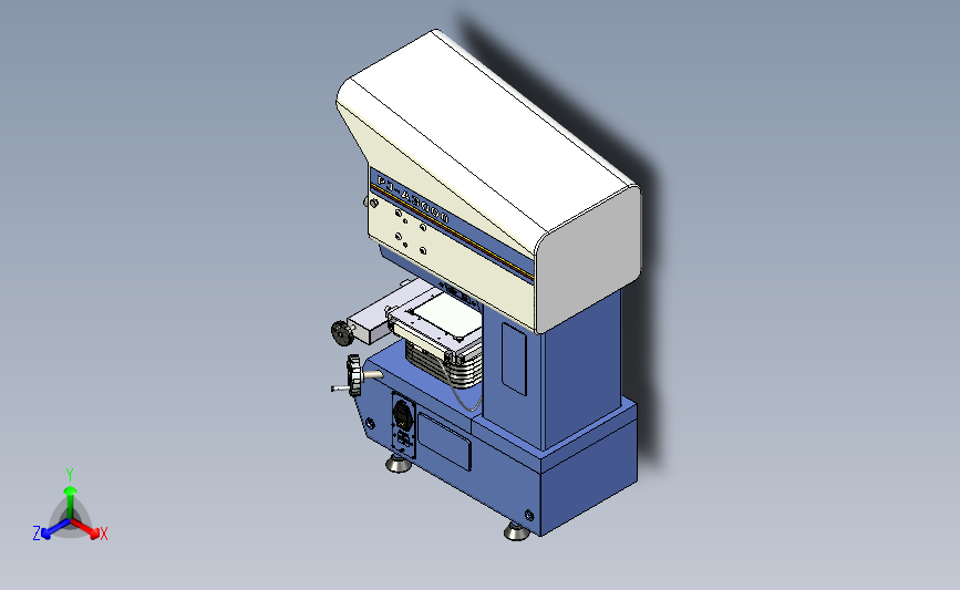 PJ-A3000三丰投影仪3D数模图纸 x_t格式