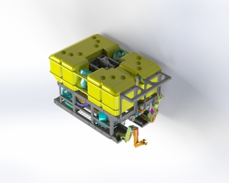 ROV Workclass水下机器人3D图纸 STEP格式