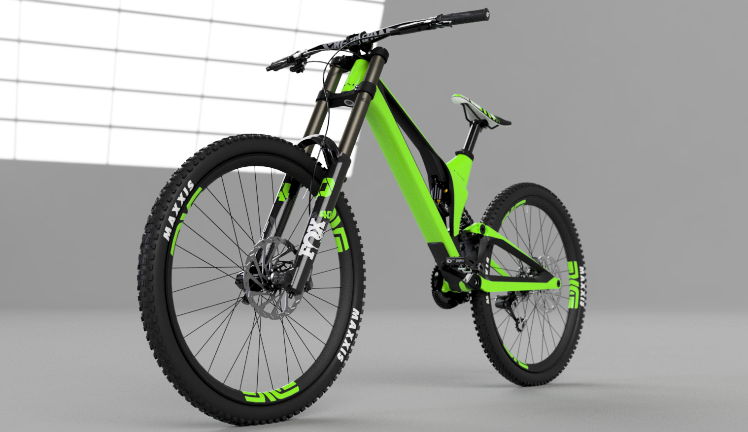 Unno Ever 超轻 200 毫米碳纤维 DH 自行车