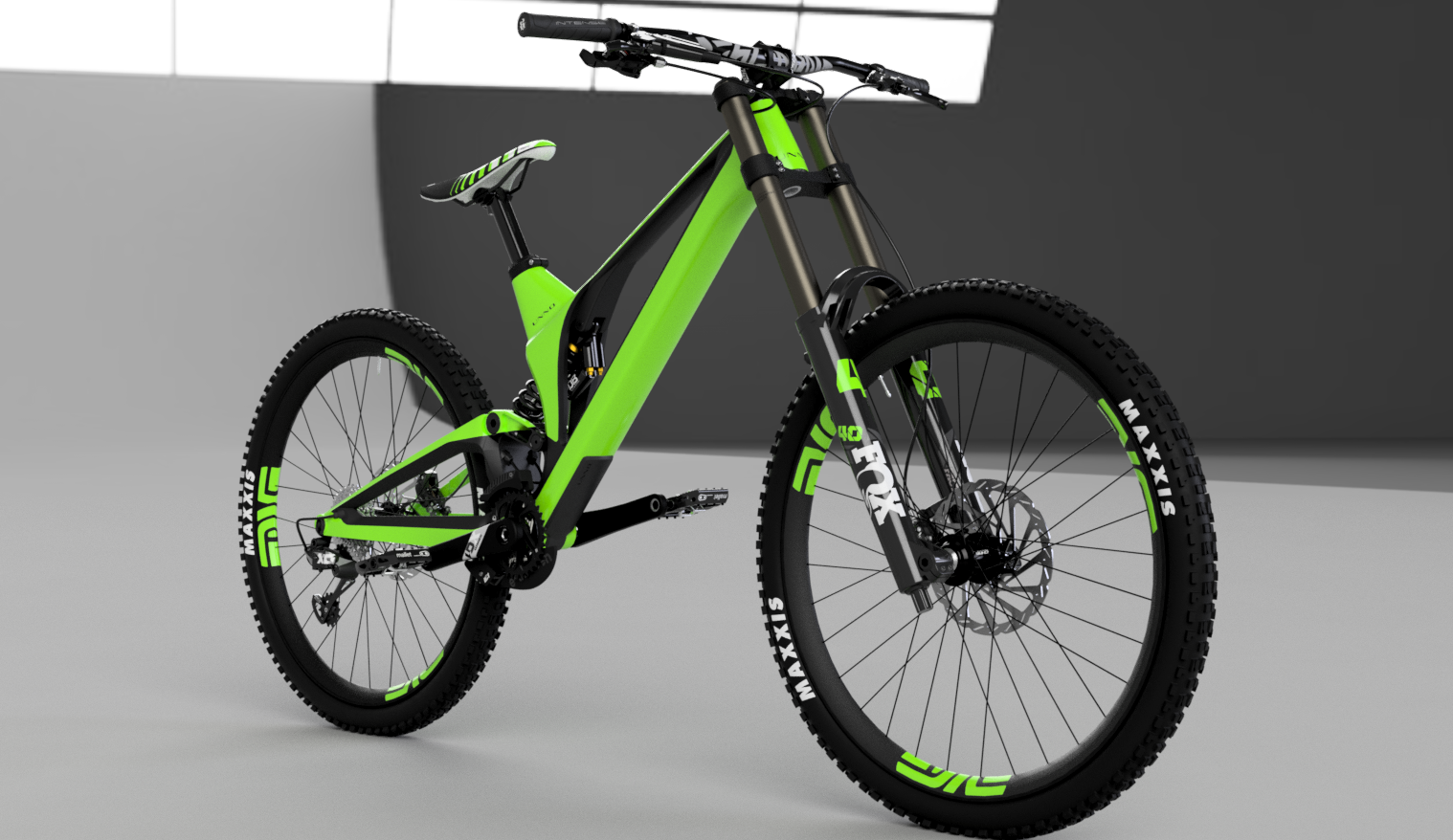 Unno Ever 超轻 200 毫米碳纤维 DH 自行车