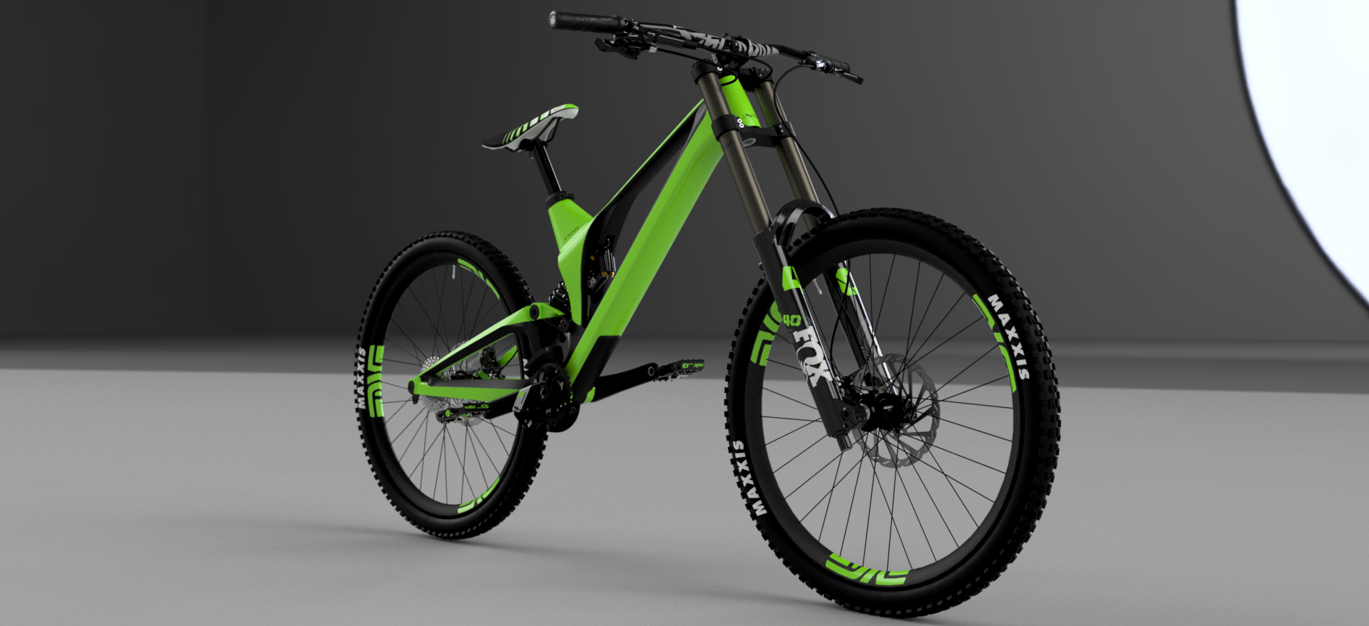 Unno Ever 超轻 200 毫米碳纤维 DH 自行车