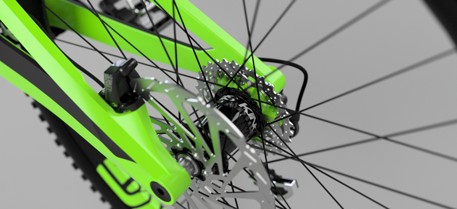 Unno Ever 超轻 200 毫米碳纤维 DH 自行车