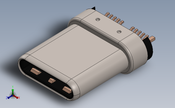 USB 连接器类型 C 头