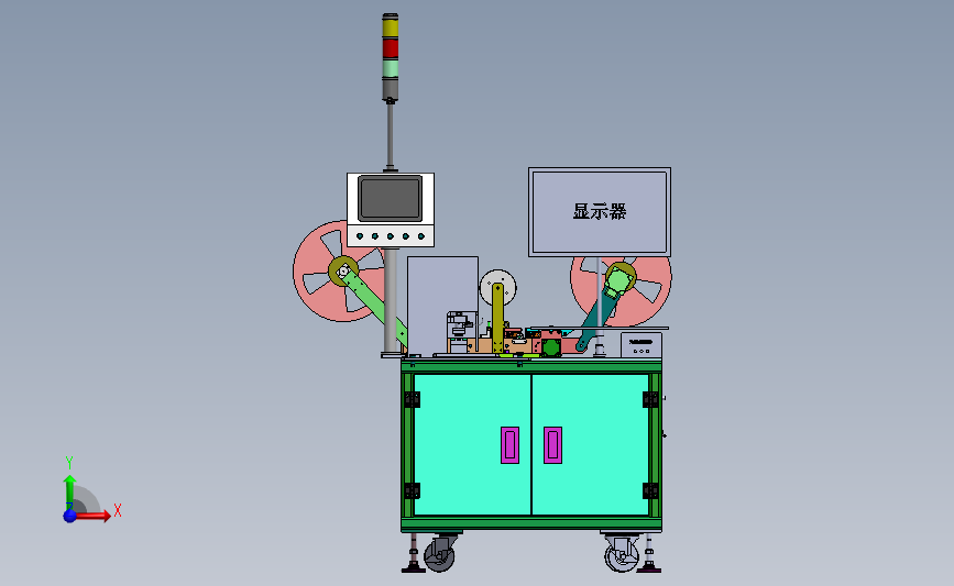 端子视觉检测与包装机3D数模图纸 Solidworks设计 附x_t