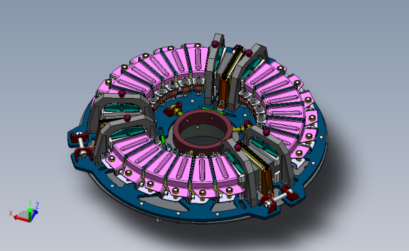 扼流线圈3D模型图纸 Solidworks设计