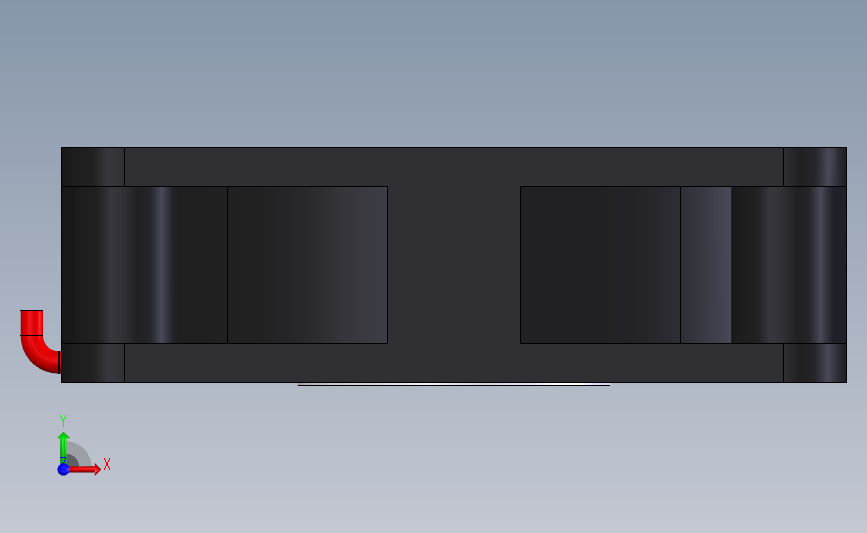 风扇 50x50mm 正面视图
