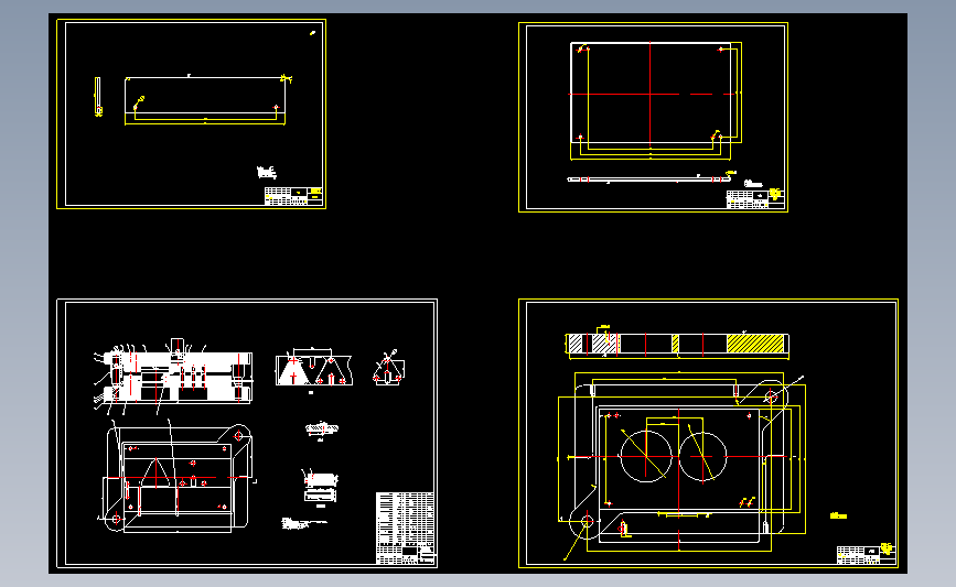 带槽三角形固定板冲圆孔、冲槽、落料连续模设计(论文+DWG图纸)
