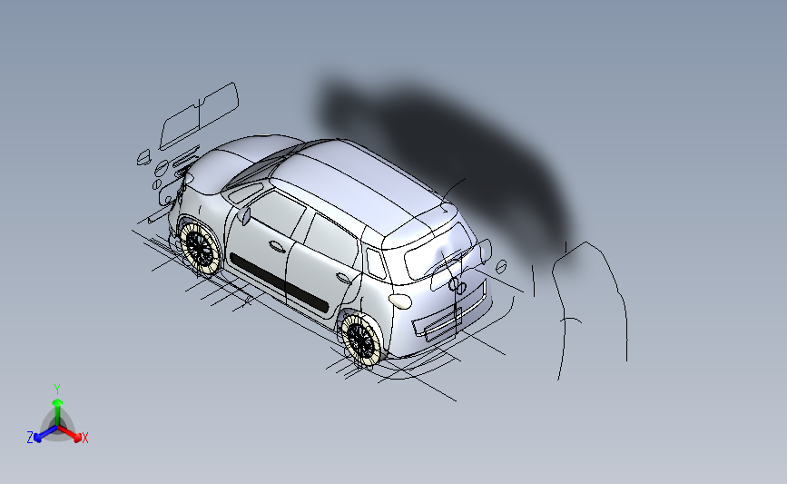 汽车模型SUV