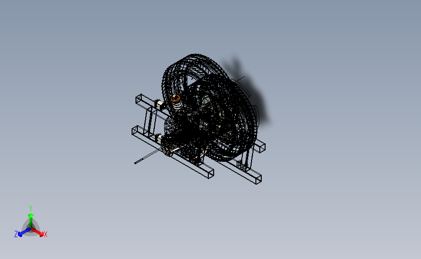 汽车悬挂机构3D模型