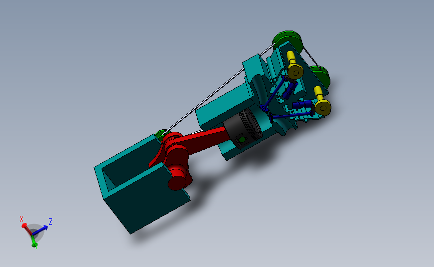 四冲程内燃机气门