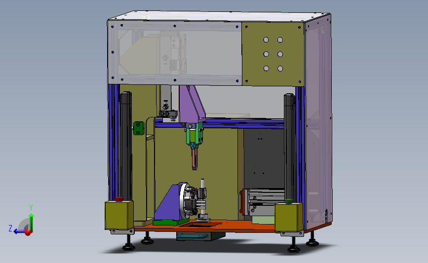 自动去毛刺设备 3D模型