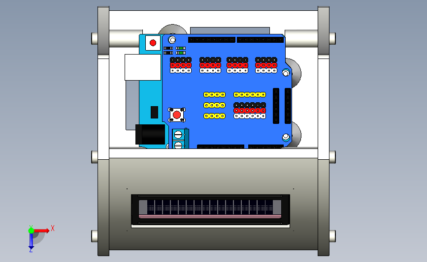 Arduino V8比色计 俯视图