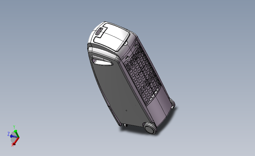 ES800智能冷风机3D模型