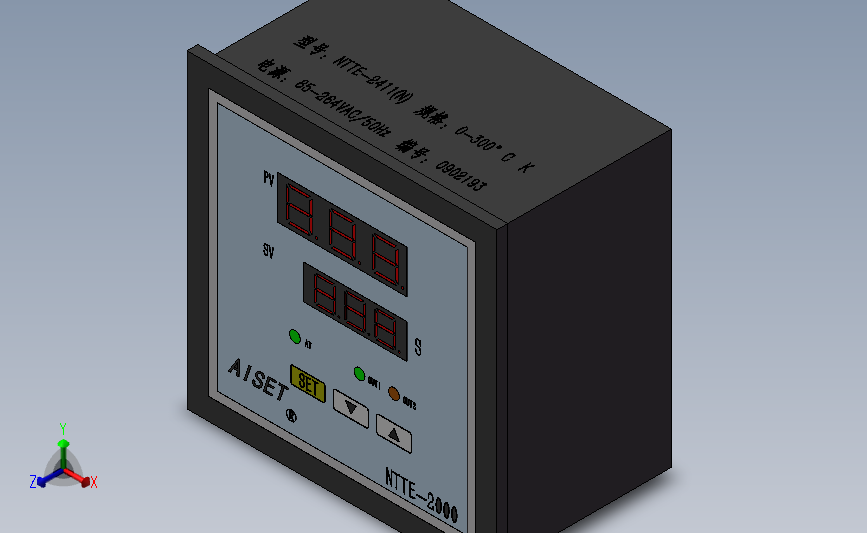 NTTE-2000 亚泰温控表